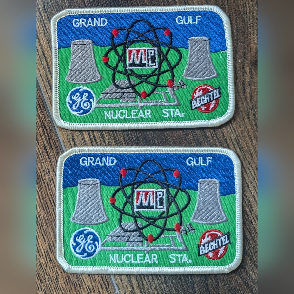 Vintage GE nuclear patches